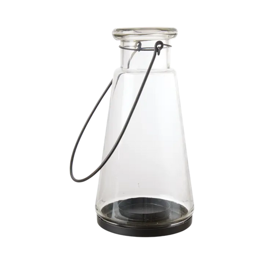 Affari HELEN Hängende Laterne -klar/schwarz -Ø11xH23 cm