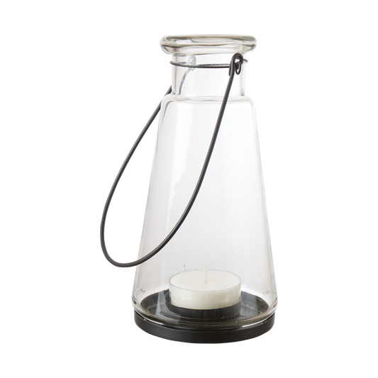 Affari HELEN Hängende Laterne -klar/schwarz -Ø11xH23 cm