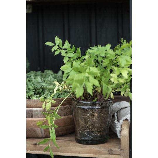 Ib Laursen Topf / Vase m-Rillen