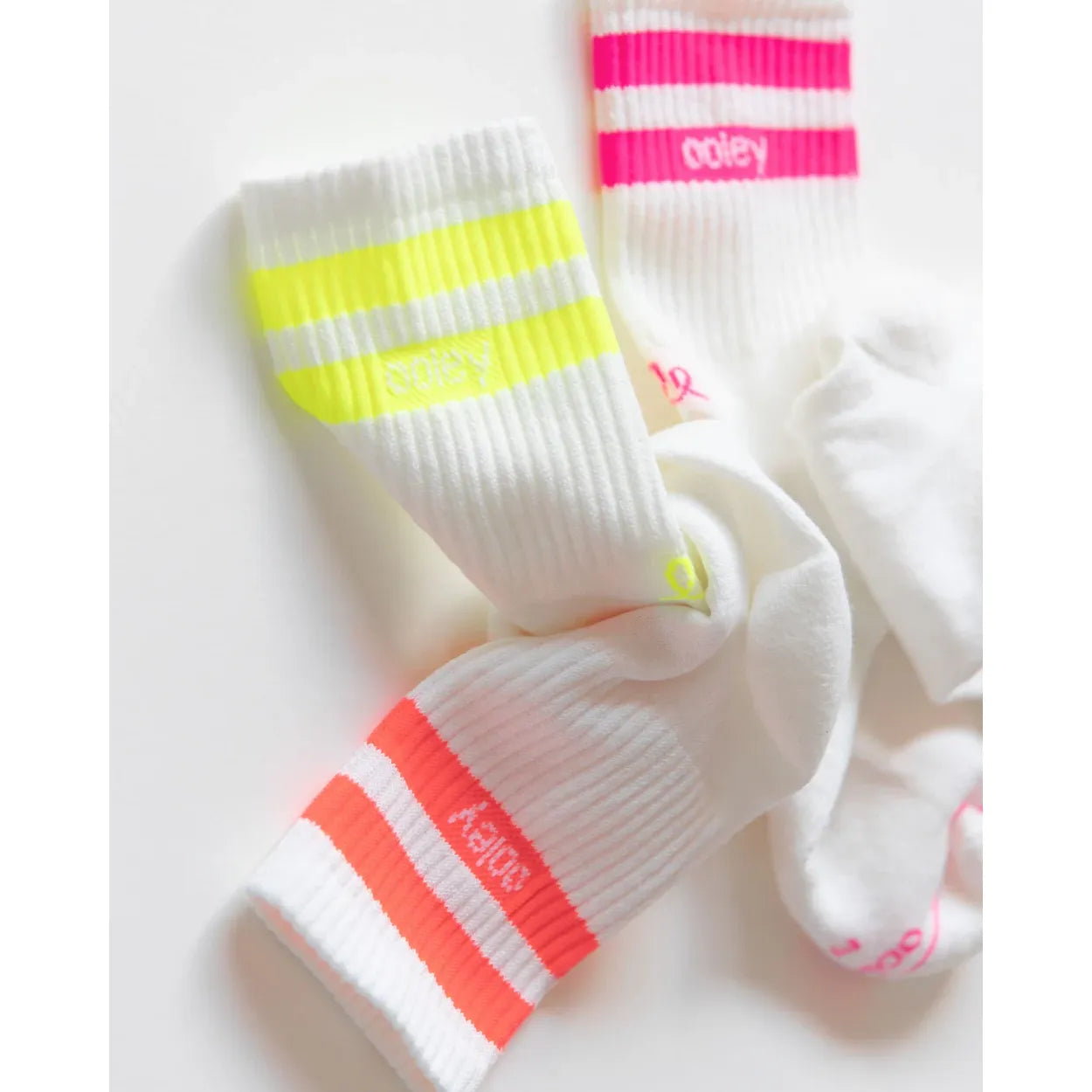 le ooley Socke - Streetmood Neon Lemon