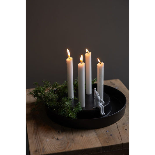 Storefactory Valltorp XL glossy black Candlestick/ Kerzenhalter