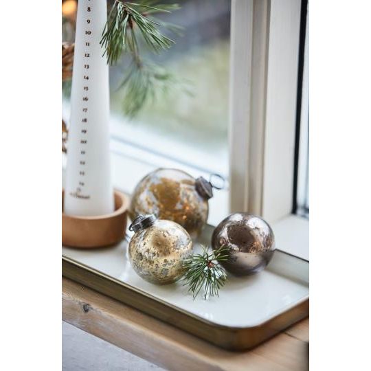 Ib Laursen Tablett länglich butter cream L.50cm