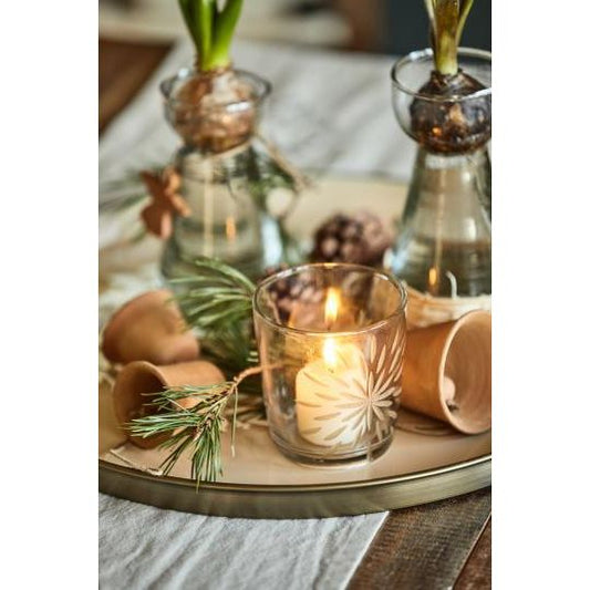 Ib Laursen Tablett -cafe creme- D41,5cm