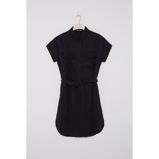 Senses. the Label kurzes Hemdblusenkleid FO:XI -night navy