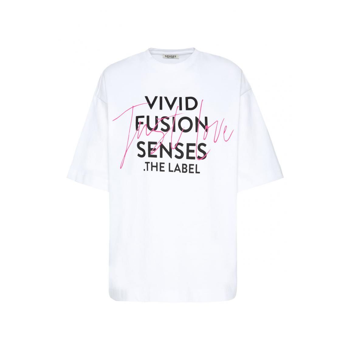 Senses. the Label Oversized T-Shirt TEC:LA -opticwhite