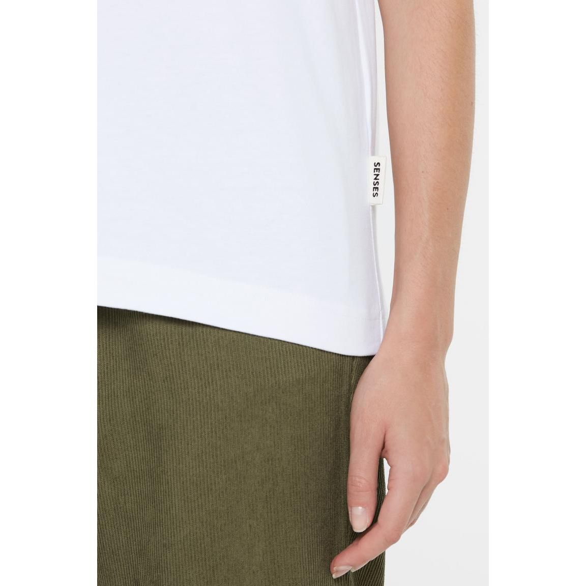 Senses. the Label Oversized T-Shirt TEC:LA -opticwhite