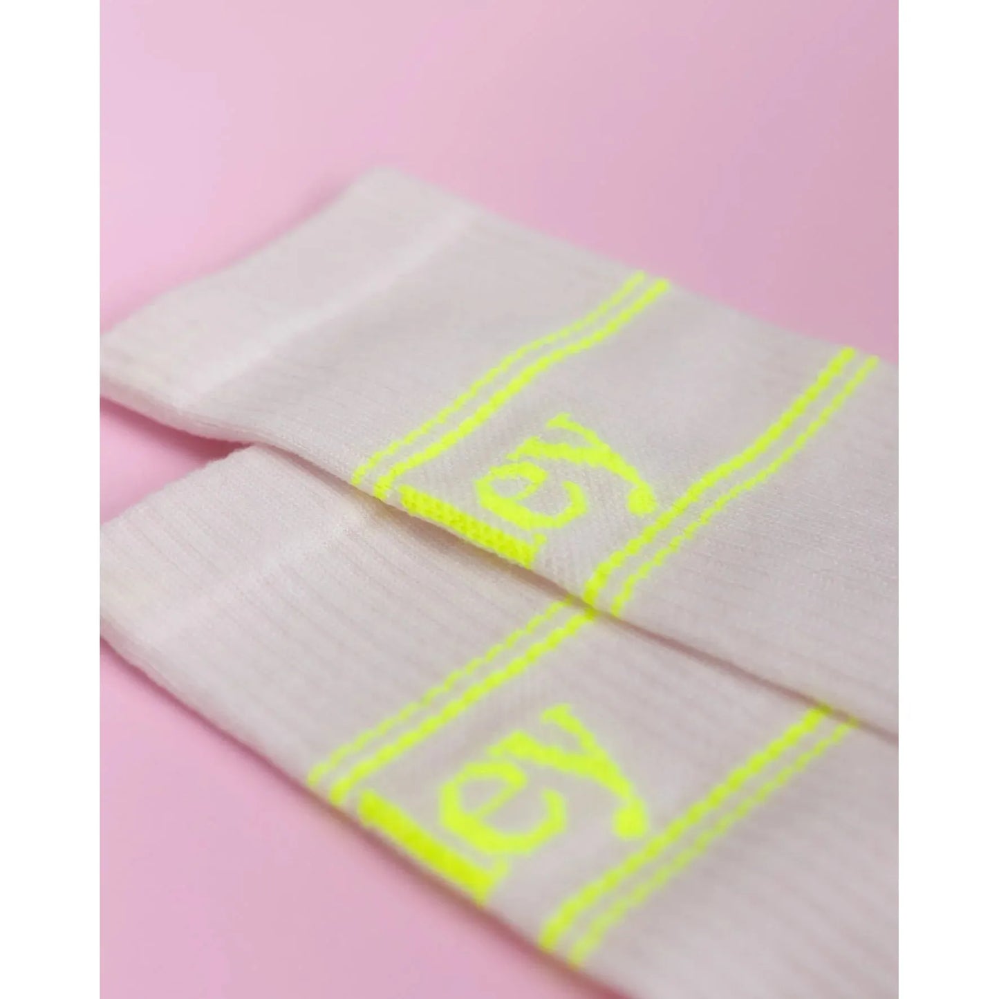 le ooley Socke-Pastel neon blush