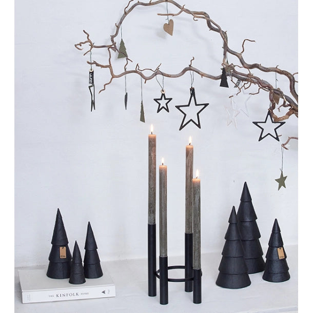 Lübech Living Woodz Christmas Stars / Stern -olive- M