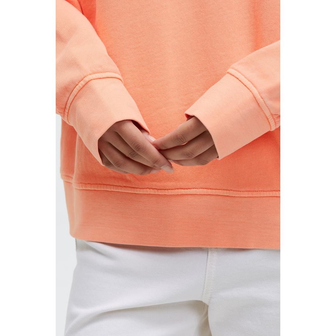 Senses. the Label Sweatshirt STAR:LIGHT -peach nectar