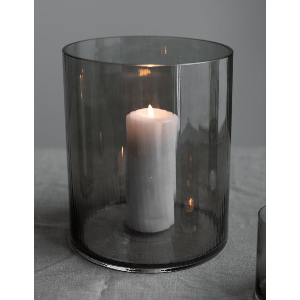Storefactory Ramsjö -Windlicht/ Vase -grau- XL