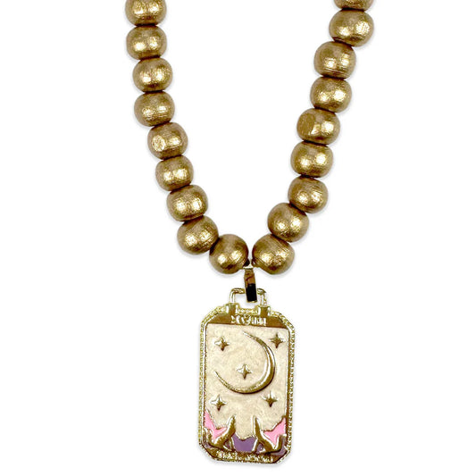 Escapulario Symbol-Kette mit Lucky Charms Anhänger -gold