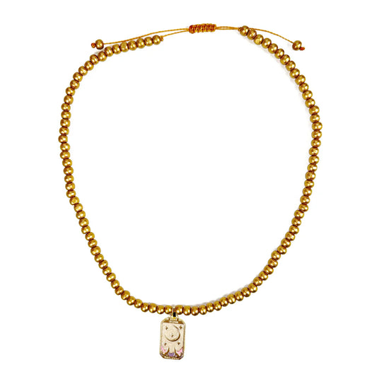 Escapulario Symbol-Kette mit Lucky Charms Anhänger -gold