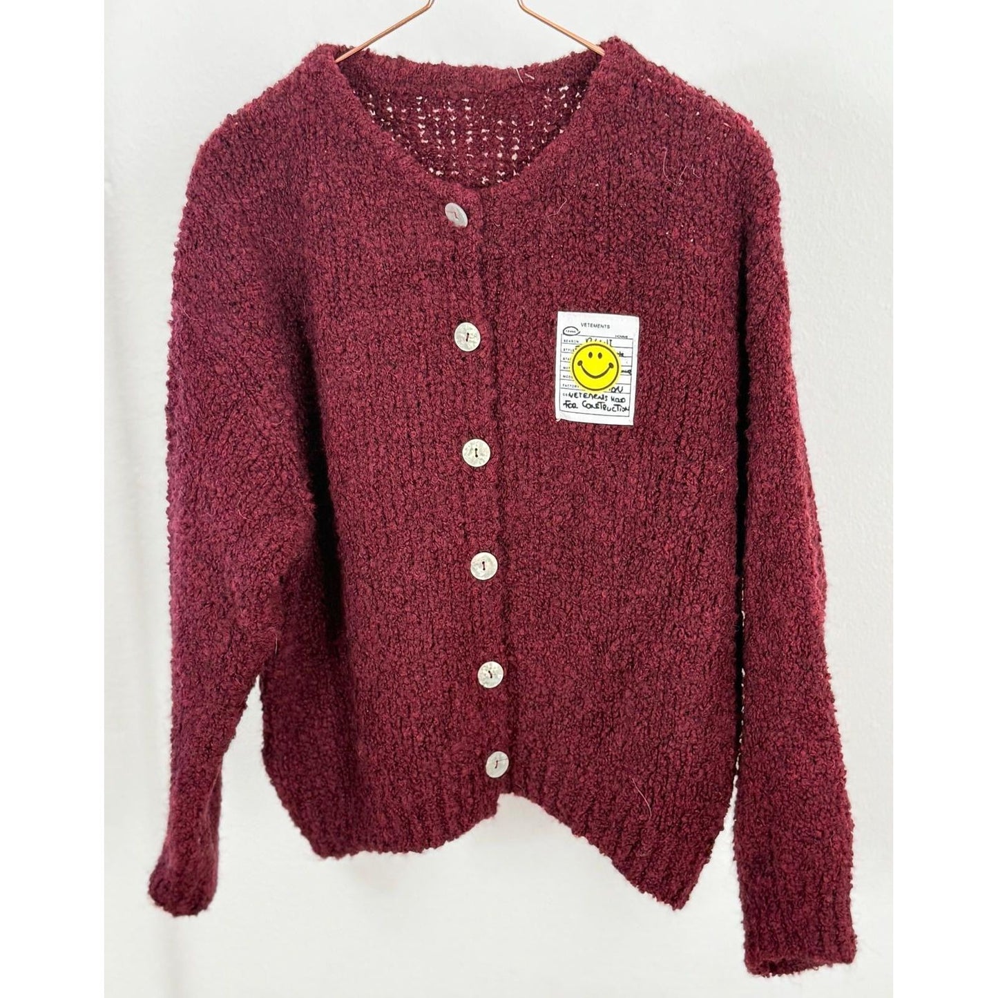 Strickjacke -dark cherry