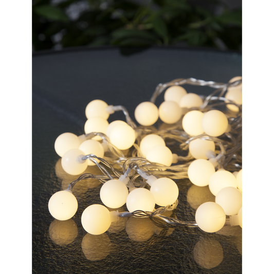Lichterkette Outdoor "Berry" - opal