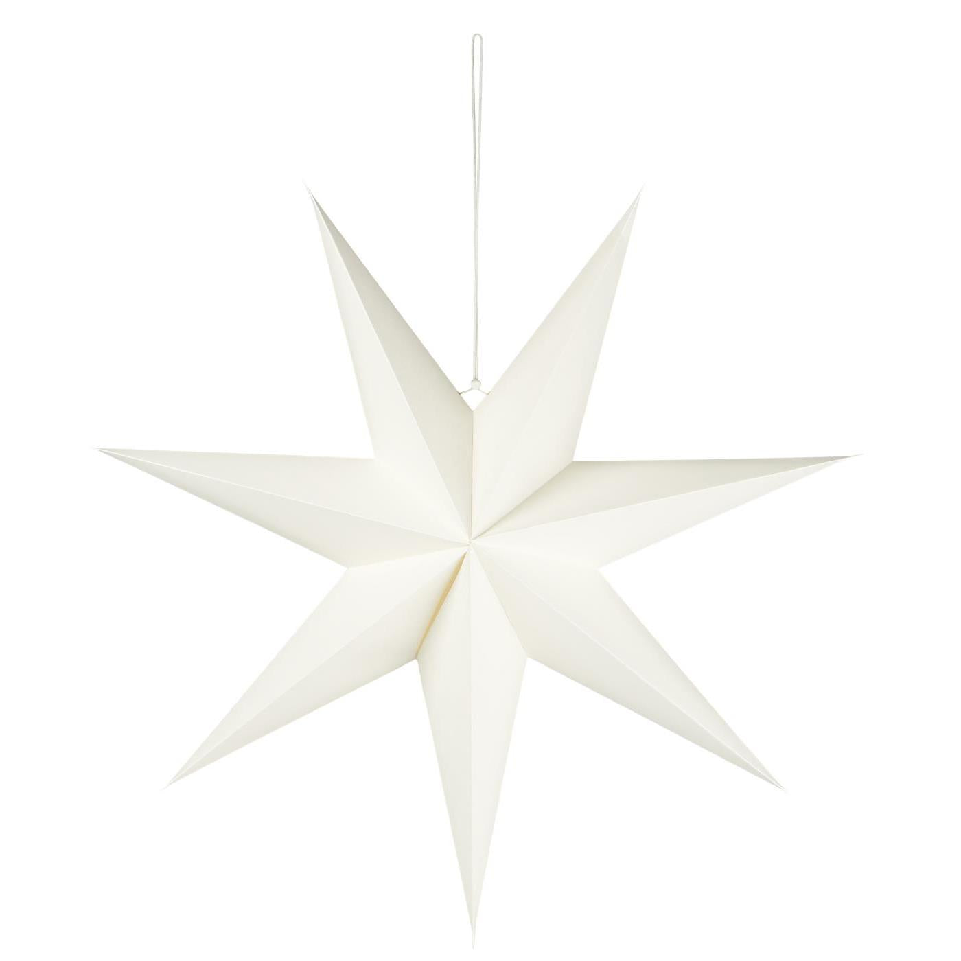 Ib Laursen Stern z. hängen Papier -weiß- D60cm
