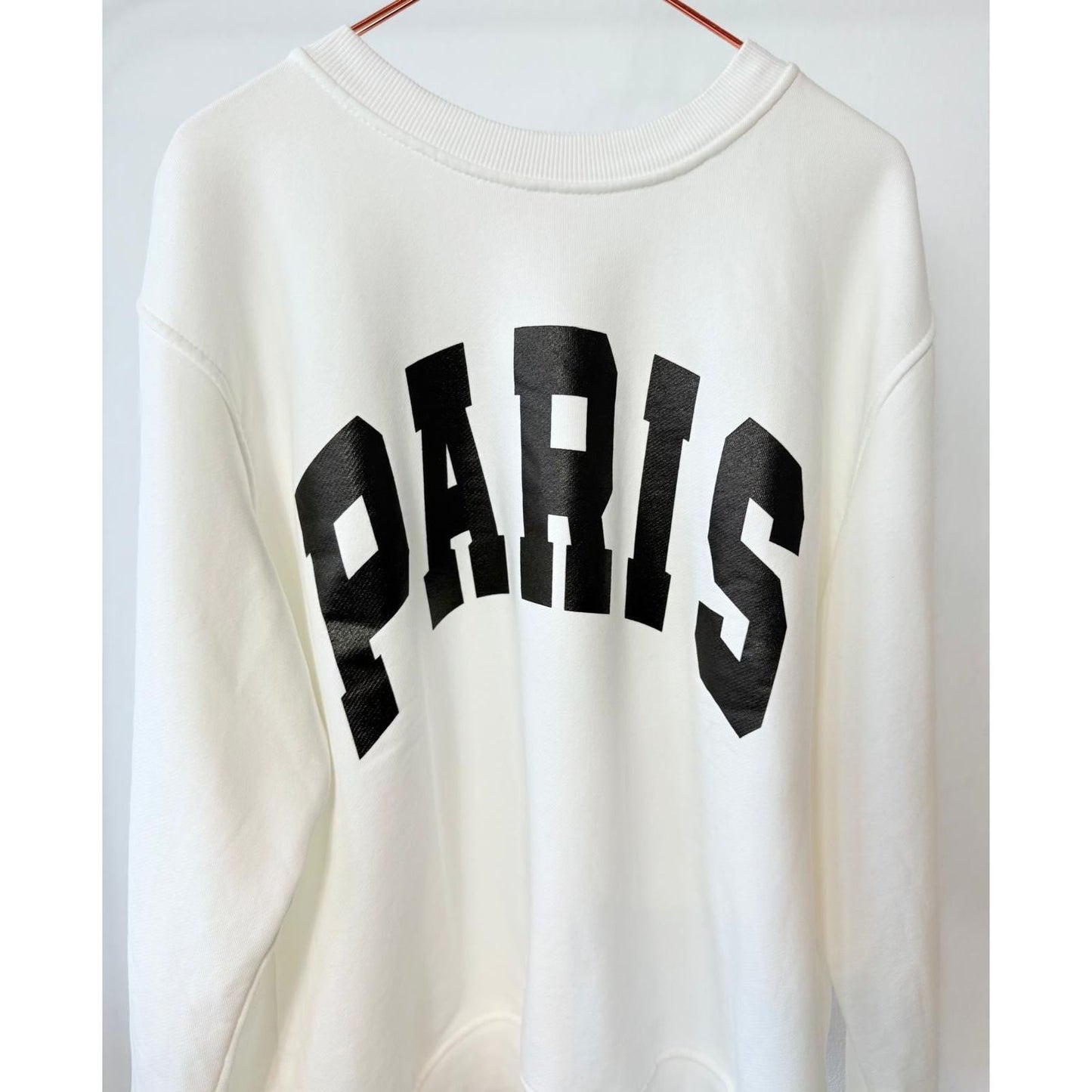 Sweater "Paris Whisper"- weiß/ schwarz
