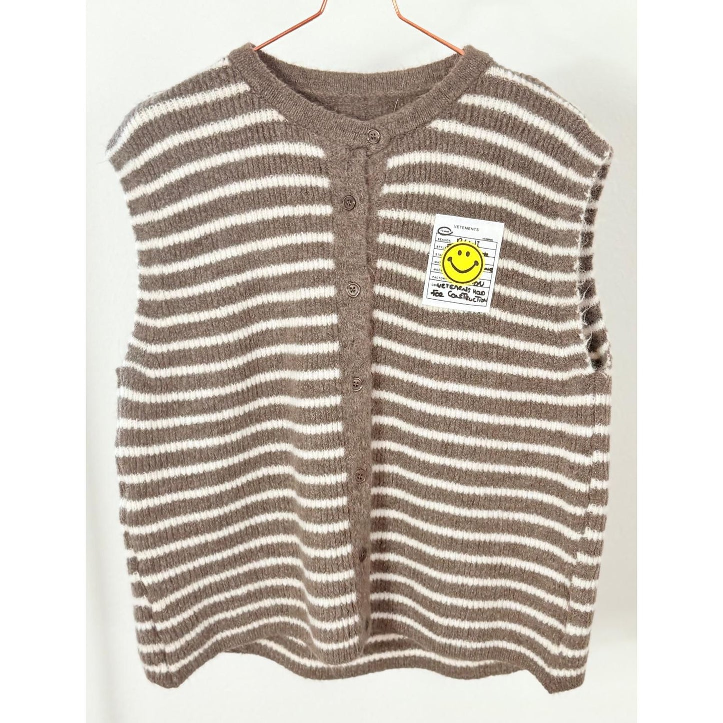 Strickweste "ToffeeWool" - braun