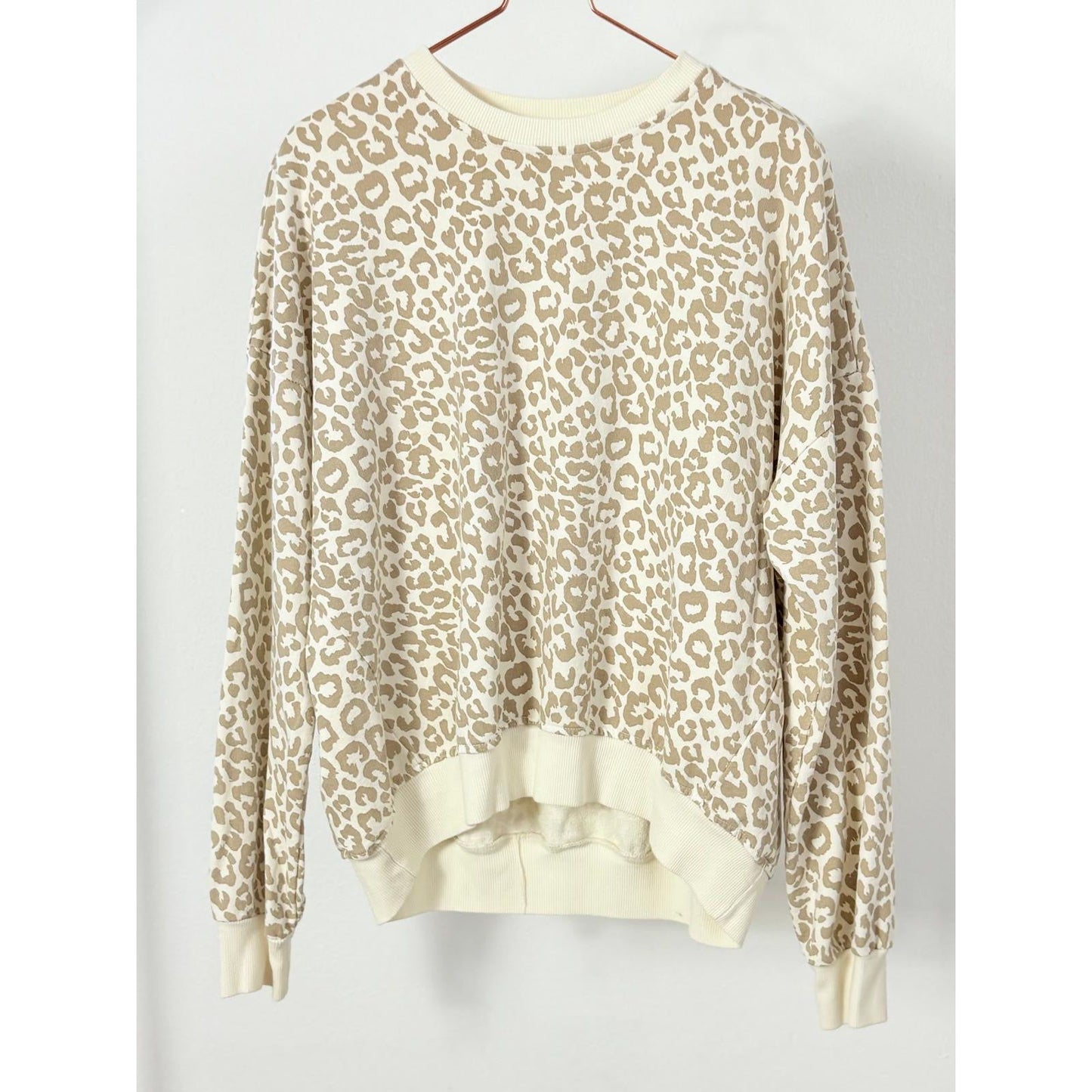 Sweater Leo -creme/ taupe