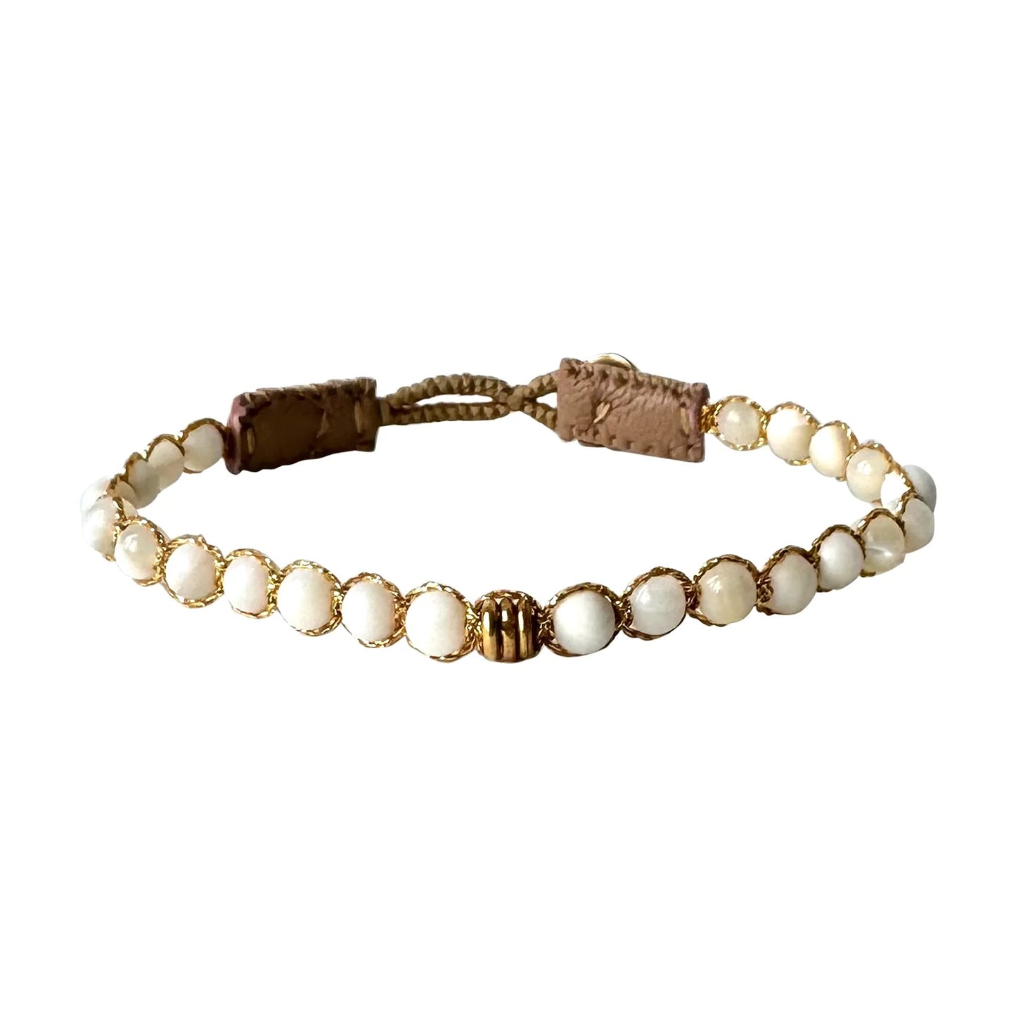 IBU Jewels Armband Cap Henry - Mother of Pearl