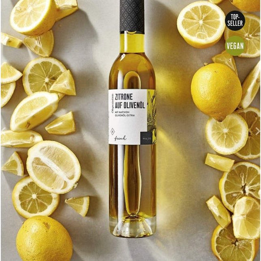 Zitrone auf Olivenöl