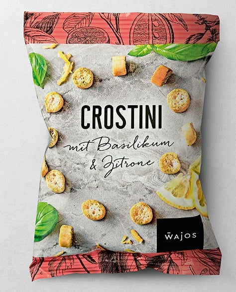 Crostini mit Basilikum & Zitrone