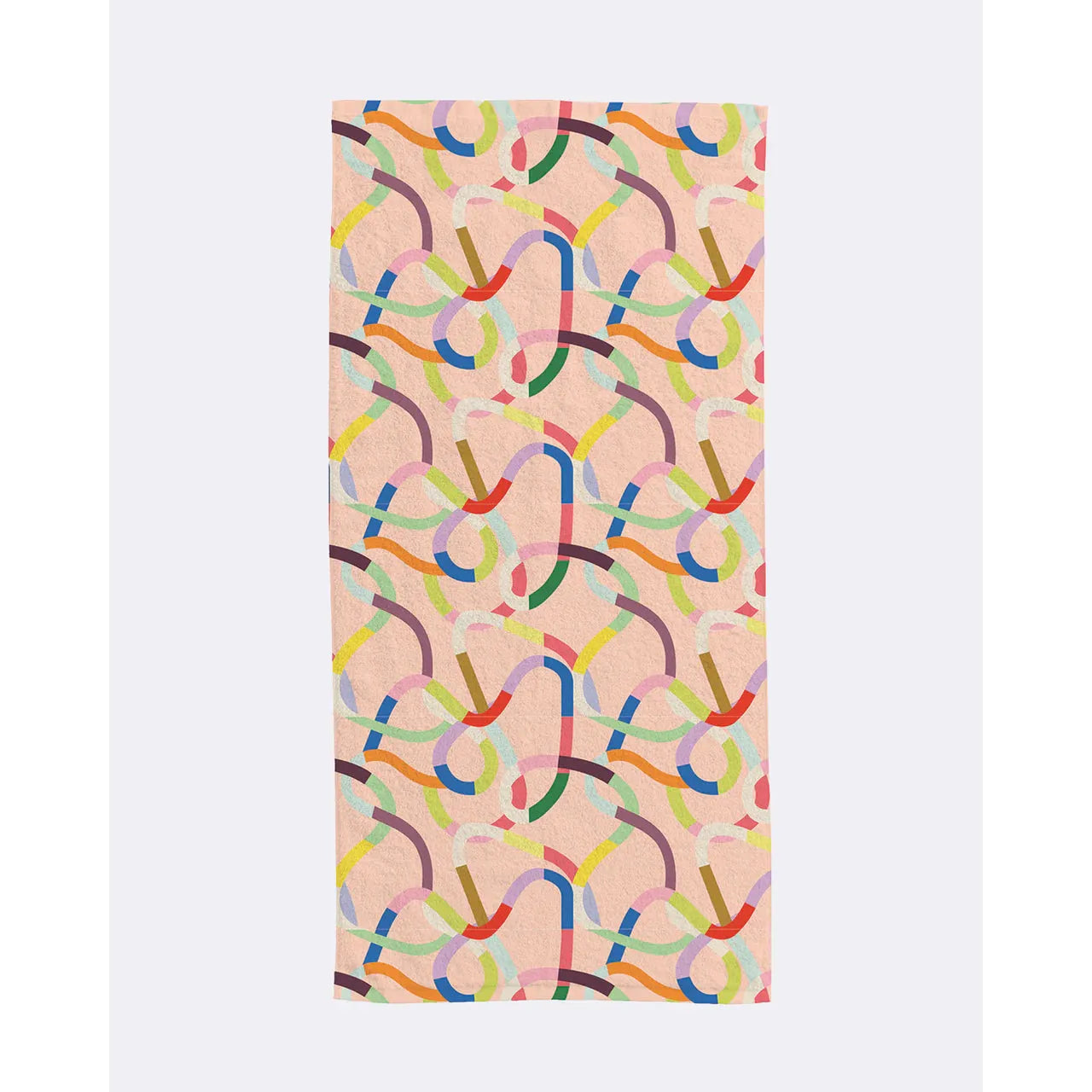 chic mic Strandhandtuch/ Saunahandtuch -colourful waves