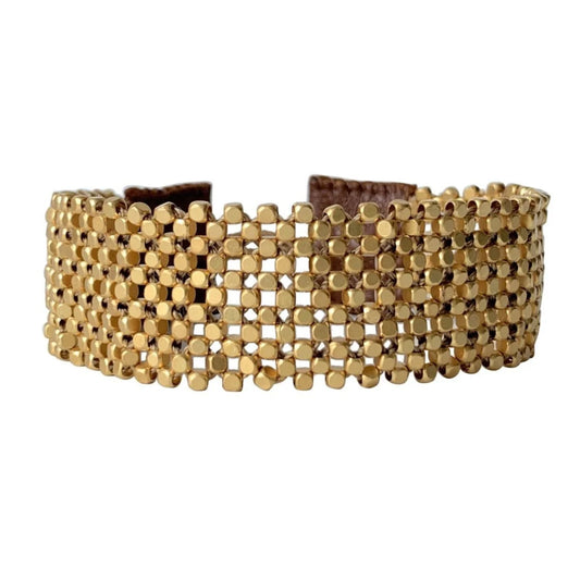IBU Jewels Armband Cap Mesh -gold