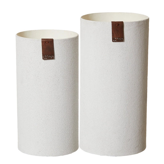 Lübech Living Dune XL Vase -20x40cm- white