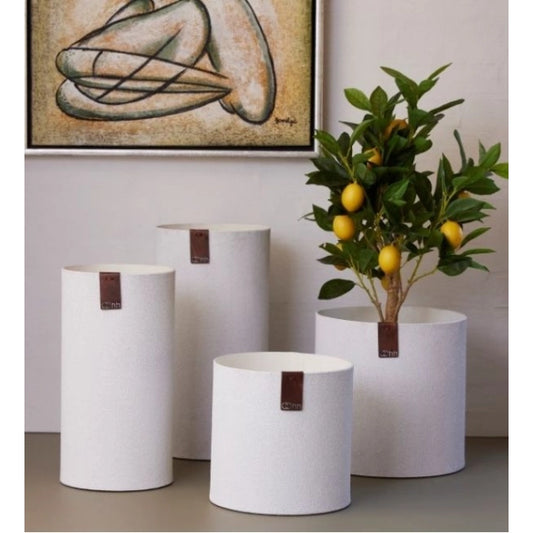 Lübech Living Dune XL Vase -20x40cm- white