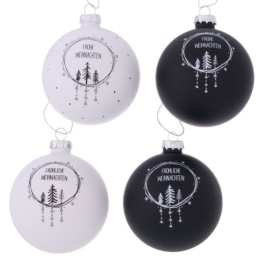 Weihnachtsbaumkugel 4 versch. Sorten