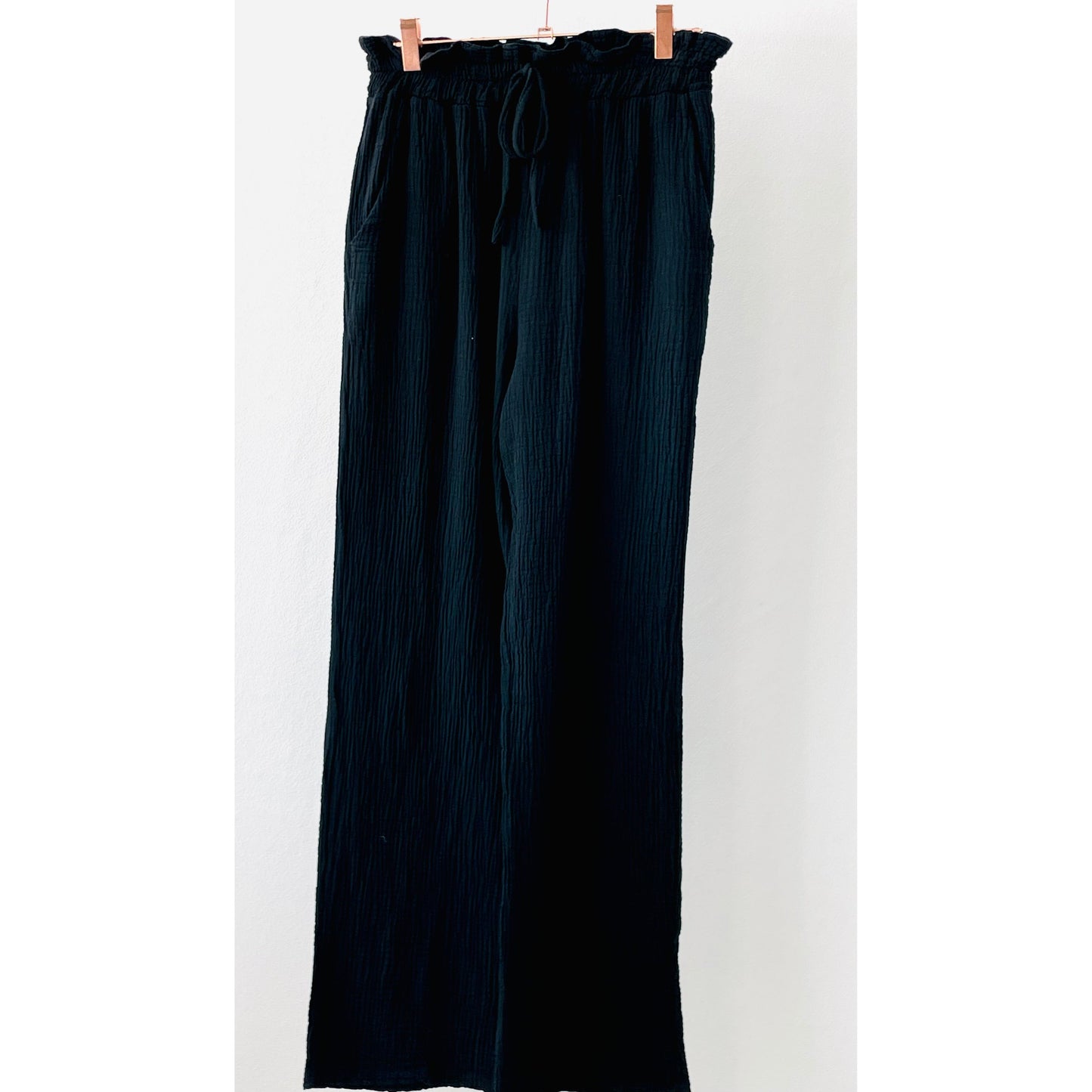 Musselinhose -schwarz-