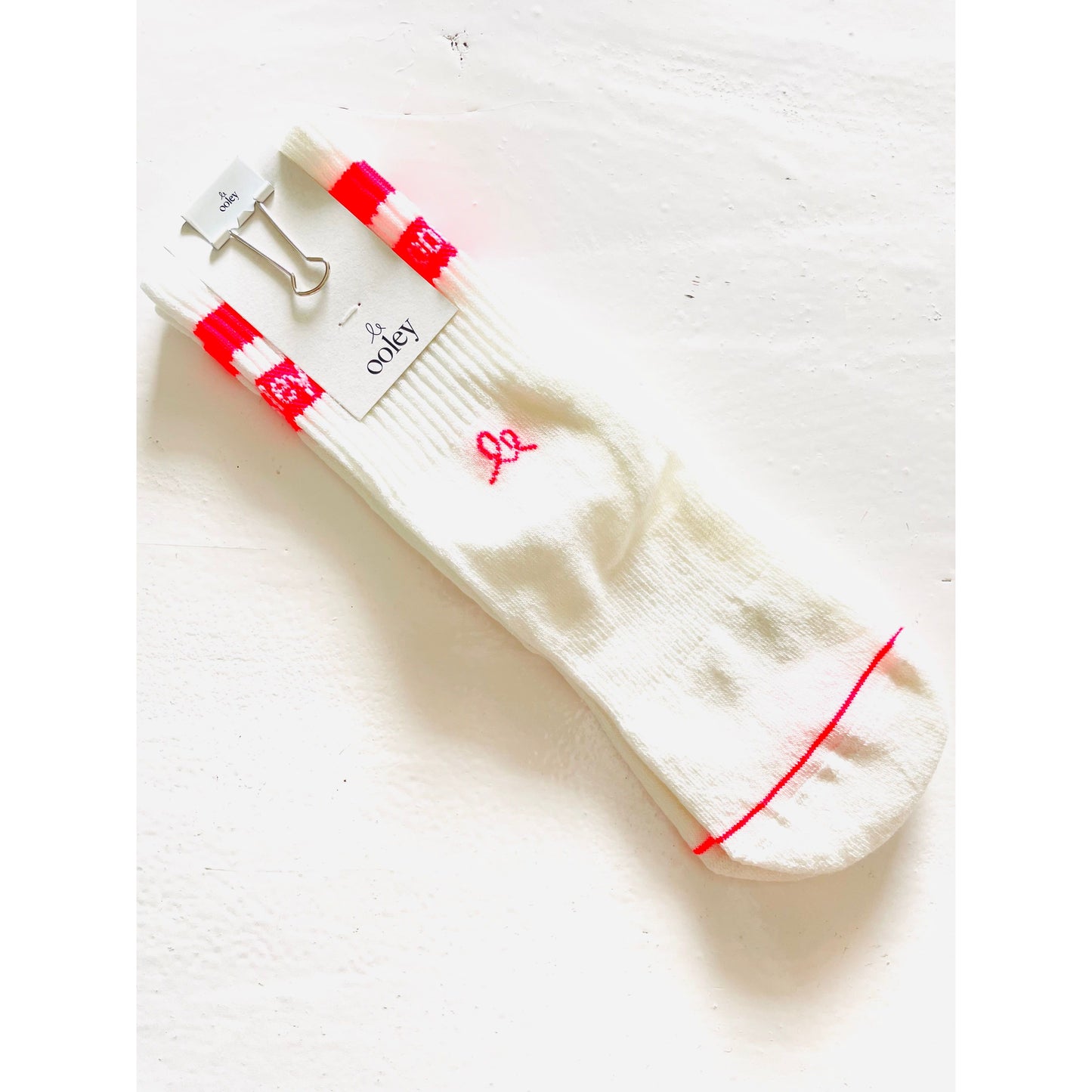 le ooley Socke -Streemood neon flamingo -S-
