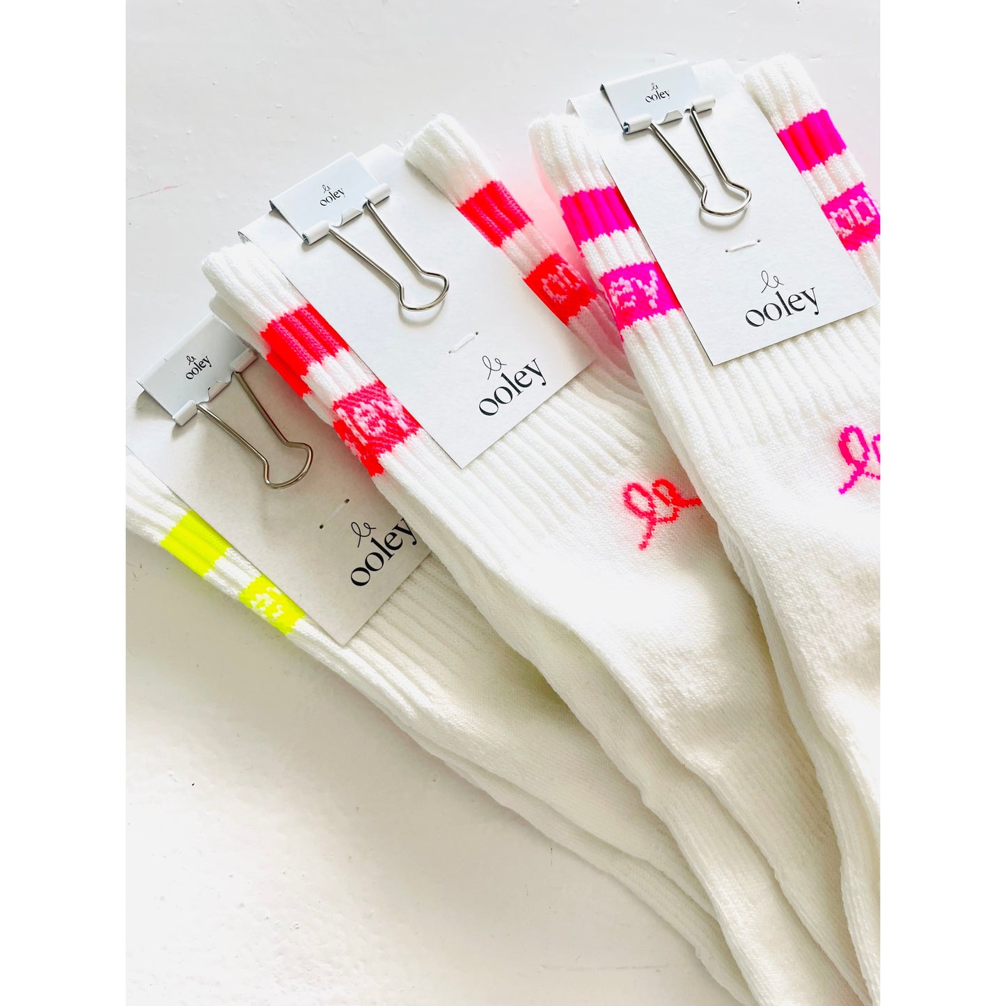le ooley Socke -Streemood neon lemon -M-