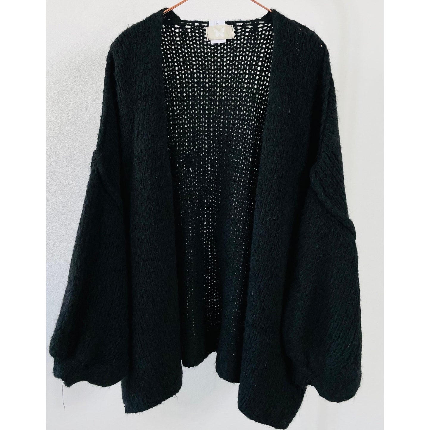 Strickjacke -schwarz-