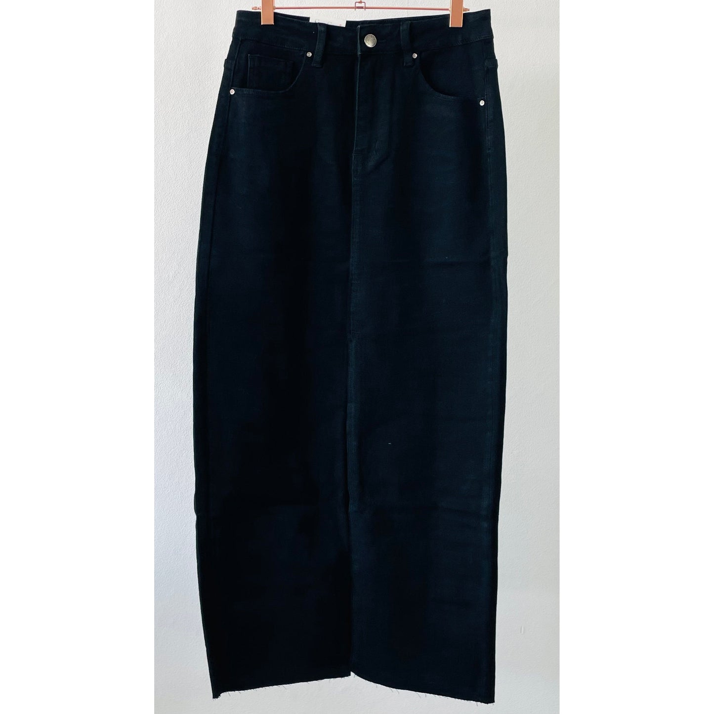 Jeansrock -black-