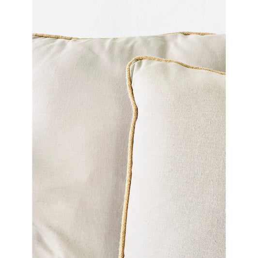 Kissen -L- m. Inlett / taupe