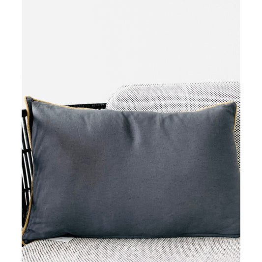 Kissen -M- m. Inlett / grau