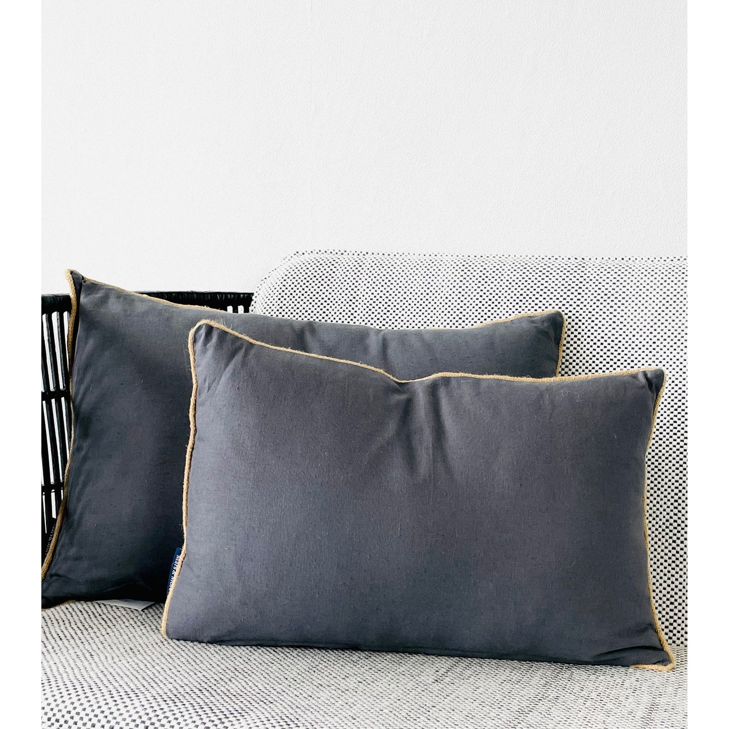 Kissen -S- m. Inlett / grau
