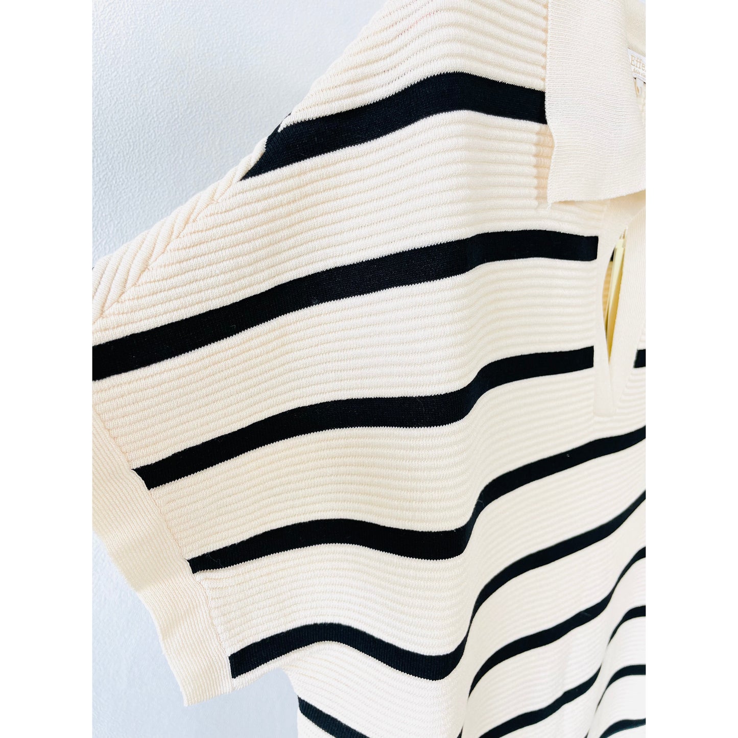 Maxikleid - black stripes -