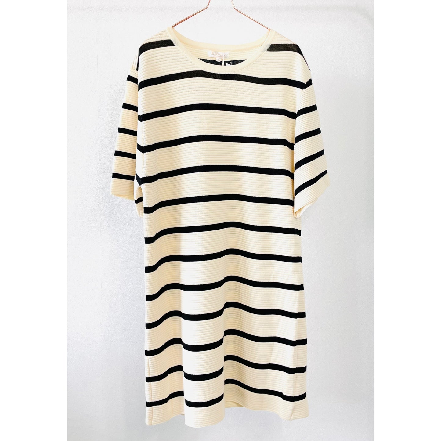 Kleid - black stripes -