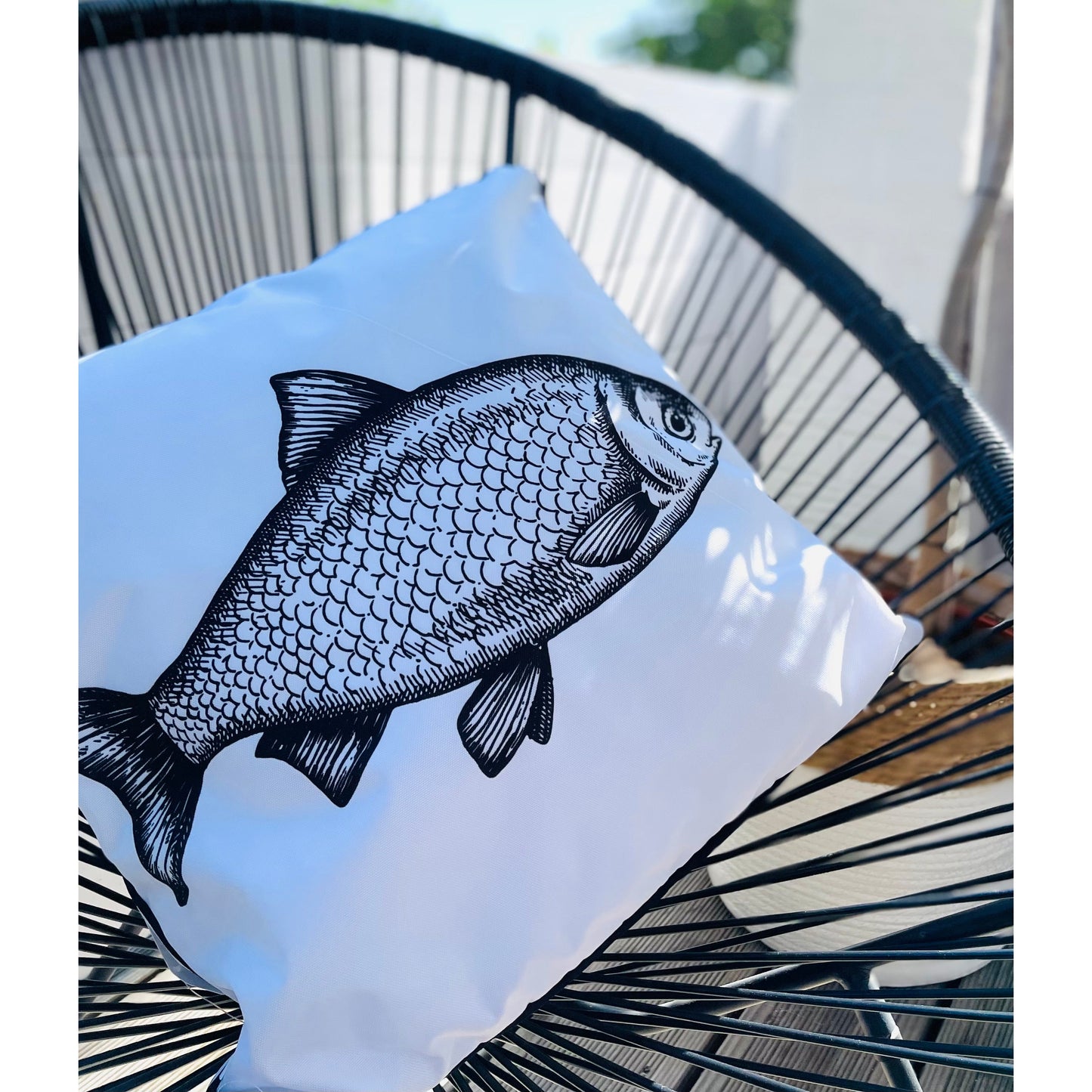 Outdoorkissen - Fisch -