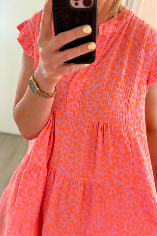 Musselin Kleid - leo