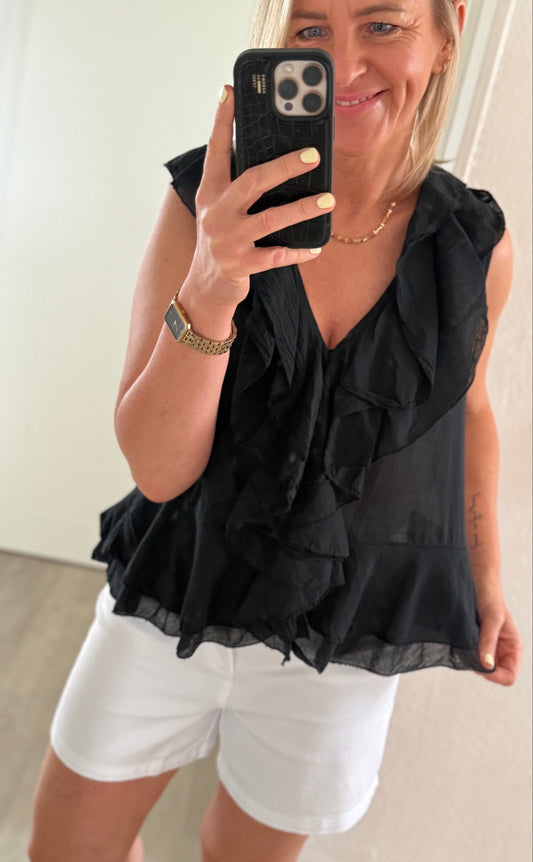 Top - schwarz