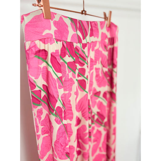 Hose mit Muster -pink