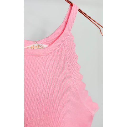 Top mit Zick Zack - rosa