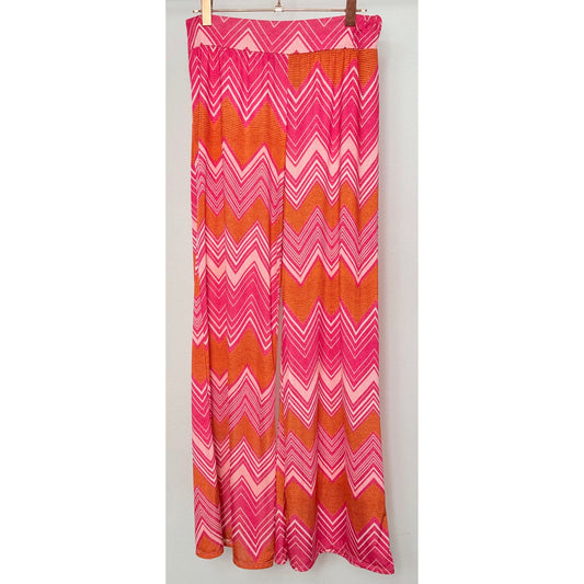 Hose mit Muster -pink