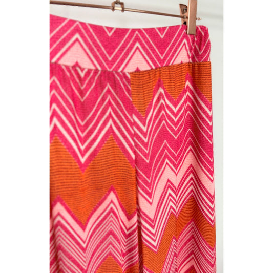 Hose mit Muster -pink