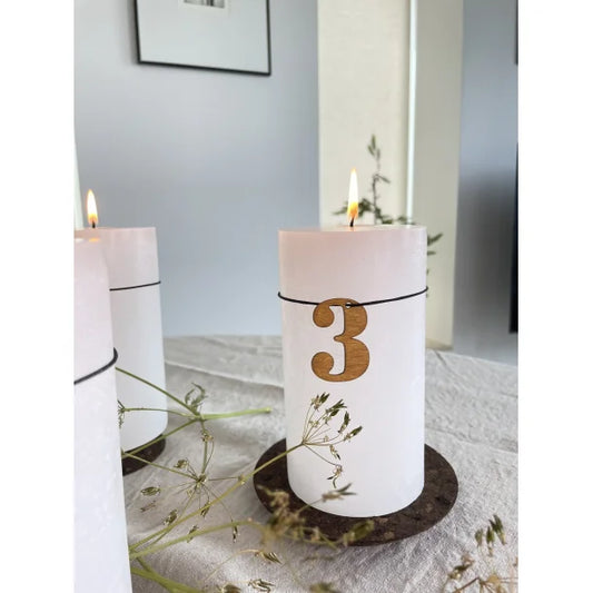 Lübech Living Adventsanhänger 1-4 -natur-