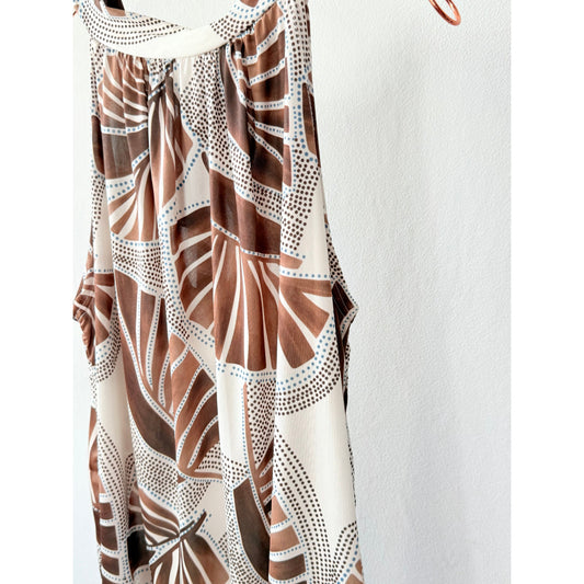 Neckholder Top "Cream Noir"