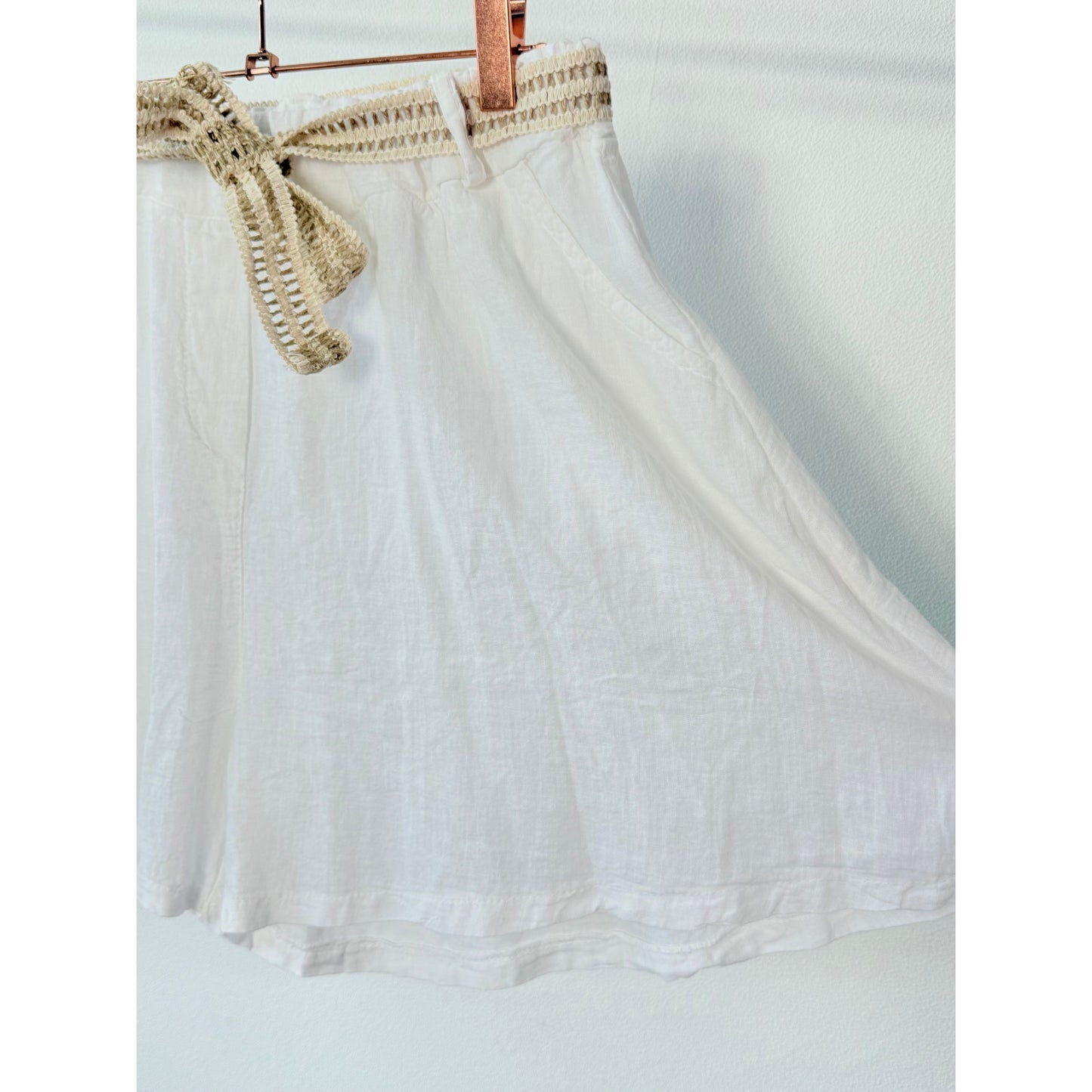 Shorts Boho -weiß